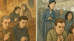 Banc: Care-i diferența între biserică și avion?